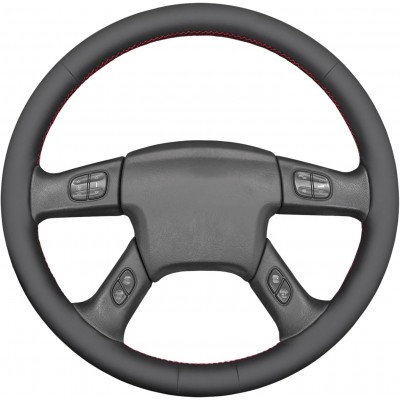 Loncky Car Steering Wheel Covers for Chevy Chevrolet Silverado 1500 2500 3500 2003 2004 2005 2006 / Chevrolet Silverado 1500 2500HD 3500 Classic 2007 / Chevrolet Trailblazer 2002-2009