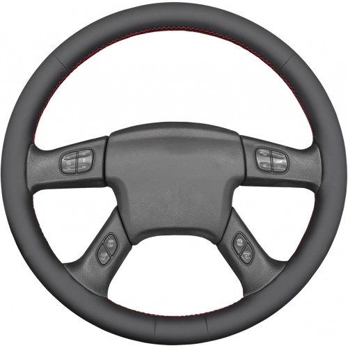 Loncky Car Steering Wheel Covers for Chevy Chevrolet Silverado 1500 2500 3500 2003 2004 2005 2006 / Chevrolet Silverado 1500 2500HD 3500 Classic 2007 / Chevrolet Trailblazer 2002-2009