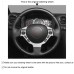 111Loncky Auto Custom Fit OEM Black Genuine Leather Car Steering Wheel Cover for Nissan GTR GT-R (Nismo) 2008 2009 2010 2011 2012 2013 2014 2015 2016 Accessories