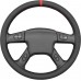 111Loncky Custom Hand Stitched OEM Steering Wheel Cover for Chevrolet Silverado 1500/2500/ 3500 2003-2006/ Trailblazer/Silverado 1500 2500HD 3500 Classic 2007/ GMC Sierra 1500/ Envoy XL 2002-2006/ Yukon (Yukon XL)/ Envoy Interior Accessories