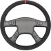 111Loncky Custom Hand Stitched OEM Steering Wheel Cover for Chevrolet Silverado 1500/2500/ 3500 2003-2006/ Trailblazer/Silverado 1500 2500HD 3500 Classic 2007/ GMC Sierra 1500/ Envoy XL 2002-2006/ Yukon (Yukon XL)/ Envoy Interior Accessories