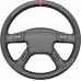 111Loncky Custom Hand Stitched OEM Steering Wheel Cover for Chevrolet Silverado 1500/2500/ 3500 2003-2006/ Trailblazer/Silverado 1500 2500HD 3500 Classic 2007/ GMC Sierra 1500/ Envoy XL 2002-2006/ Yukon (Yukon XL)/ Envoy Interior Accessories